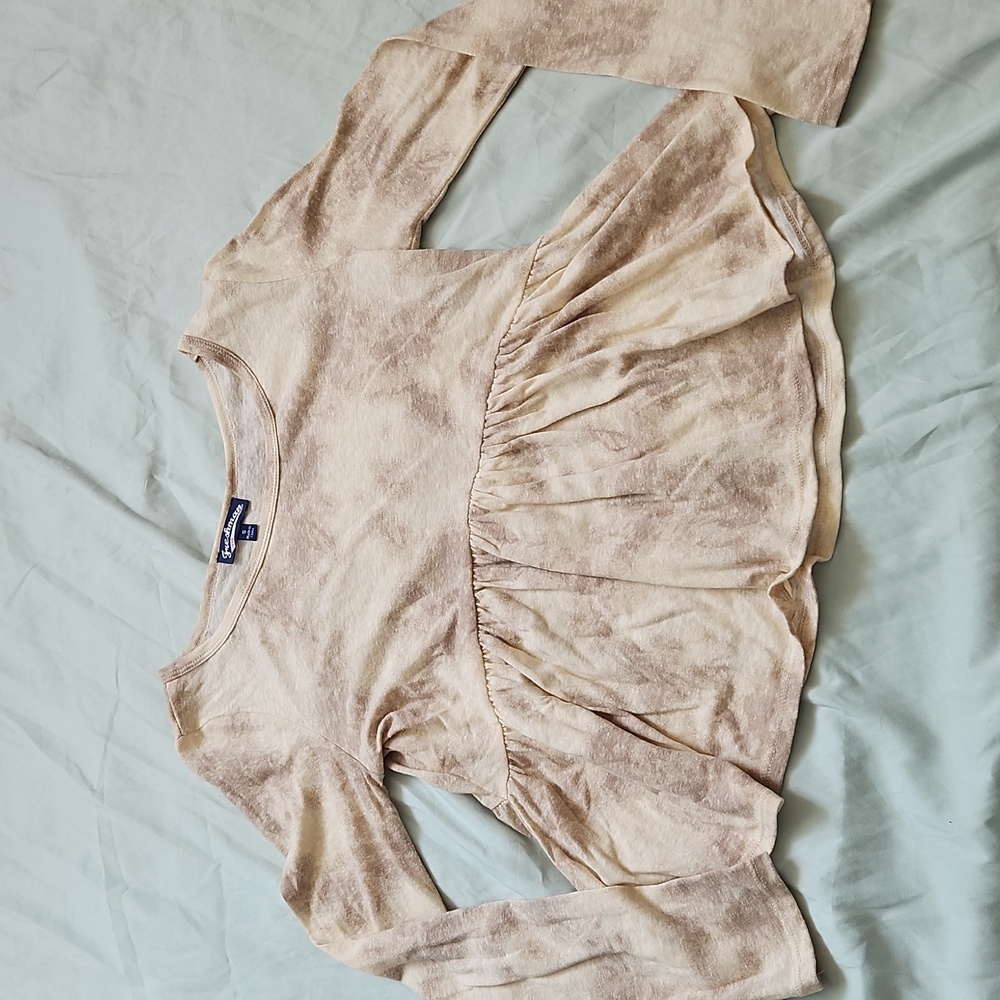 Freshman 1996 Long Sleeve Peplum Top, Size S